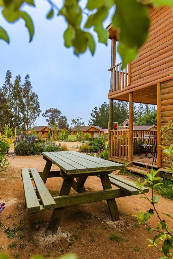 Cabana En Tunquen Con Parrilla, Fogon, Piscina Y Bosque Екстер'єр фото