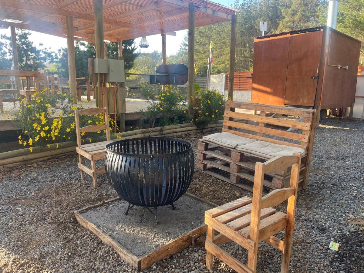 Cabana En Tunquen Con Parrilla, Fogon, Piscina Y Bosque Екстер'єр фото