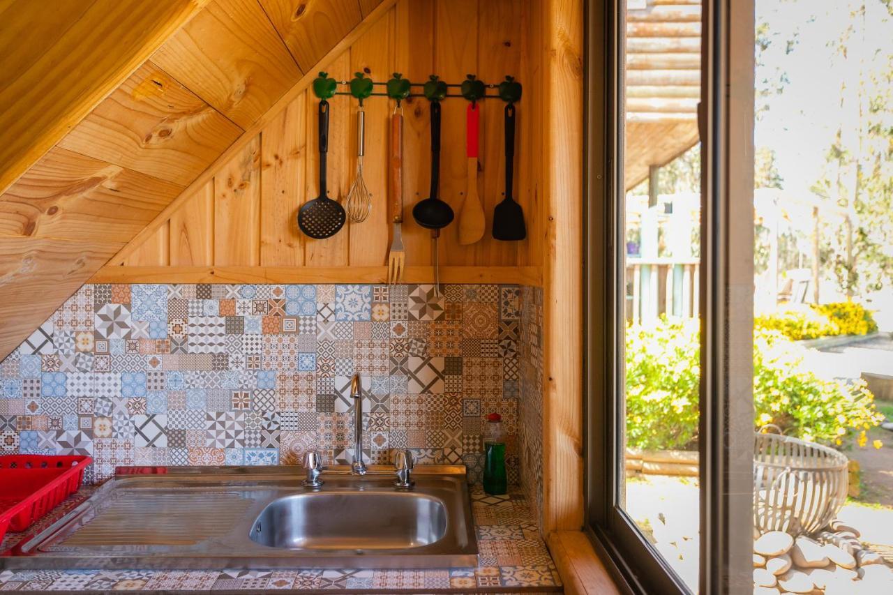 Cabana En Tunquen Con Parrilla, Fogon, Piscina Y Bosque Екстер'єр фото