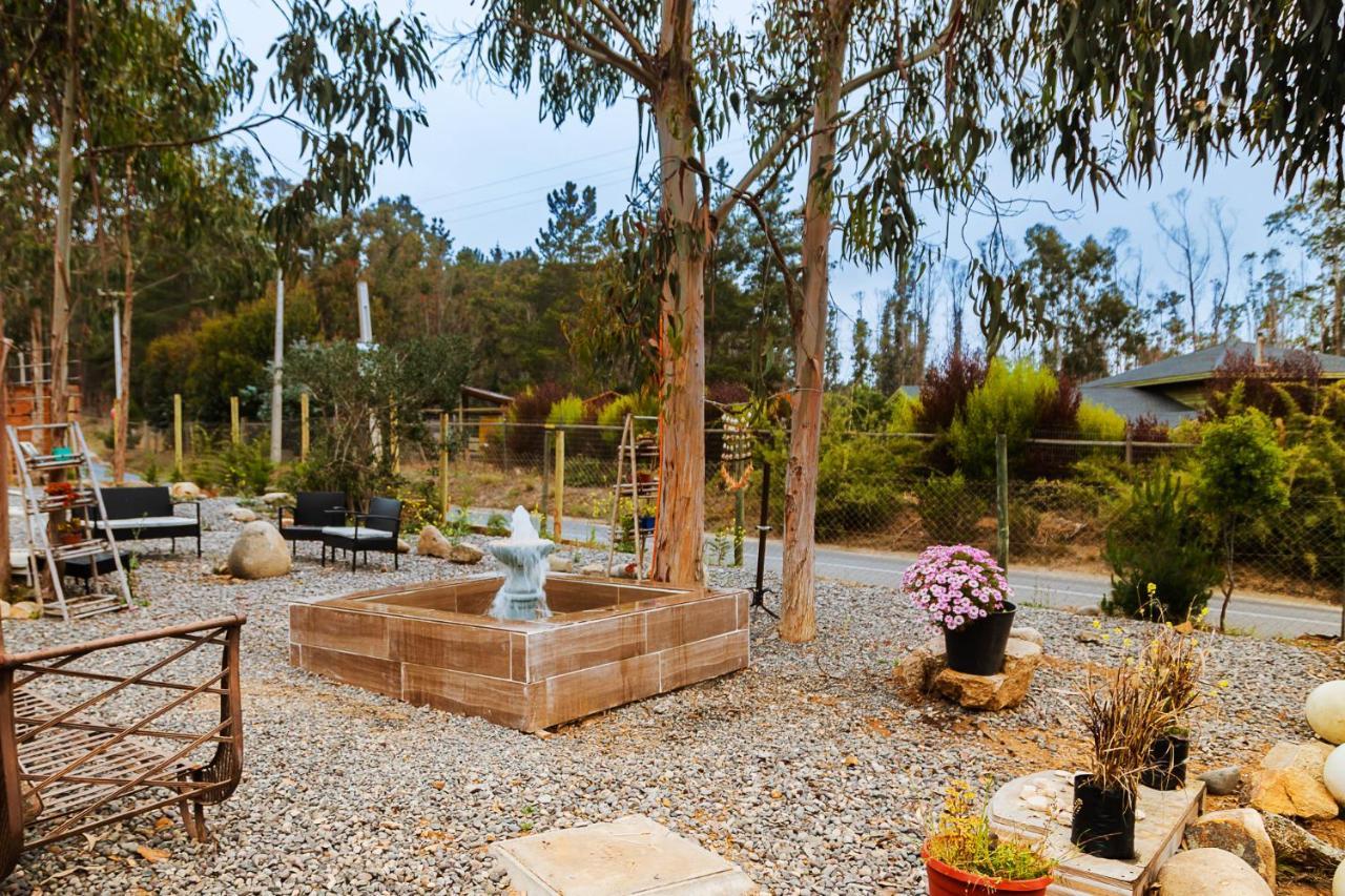 Cabana En Tunquen Con Parrilla, Fogon, Piscina Y Bosque Екстер'єр фото