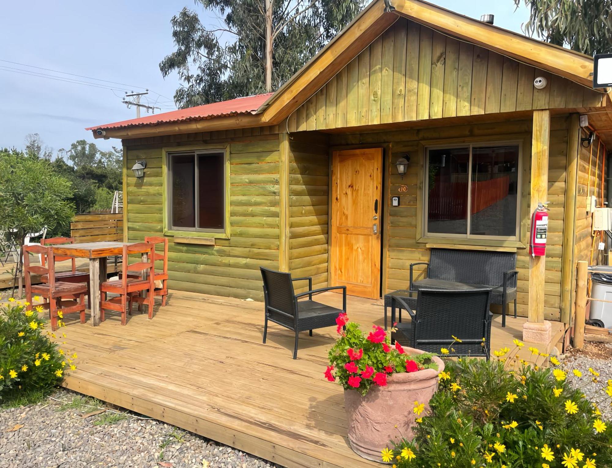 Cabana En Tunquen Con Parrilla, Fogon, Piscina Y Bosque Екстер'єр фото